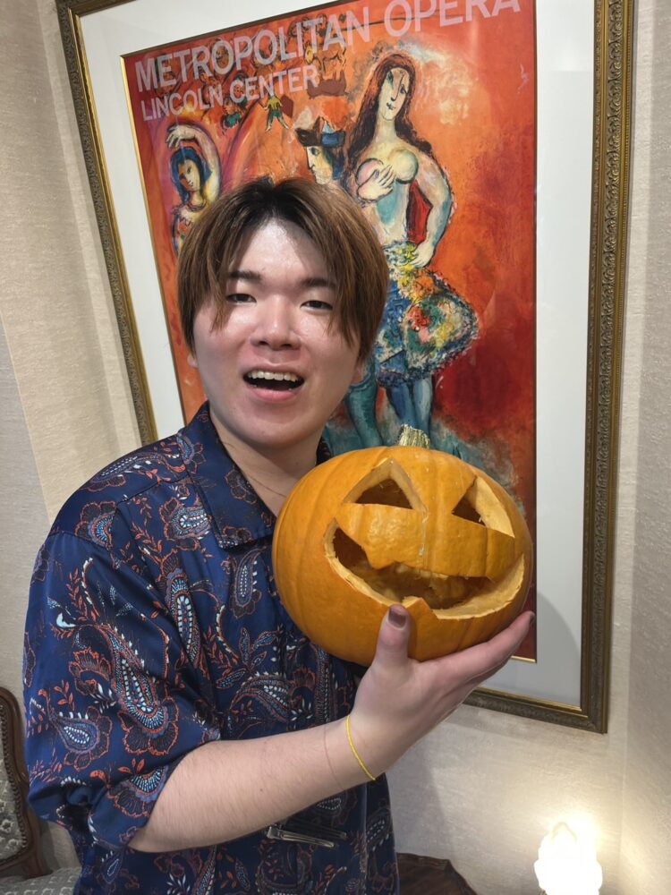 今年もジャック•オ•ランタン作りました！