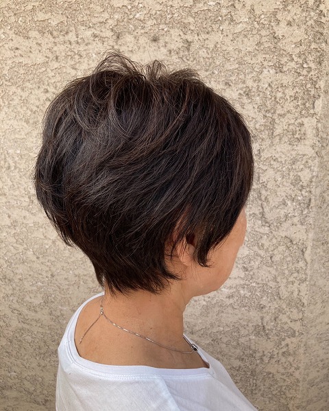 立体ショートスタイル