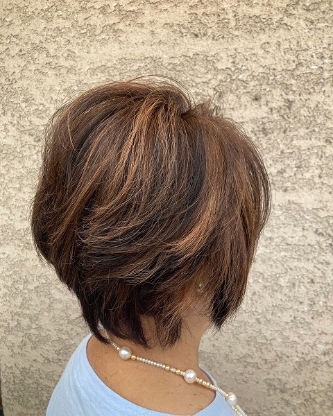 ふわっと大人ショートスタイル