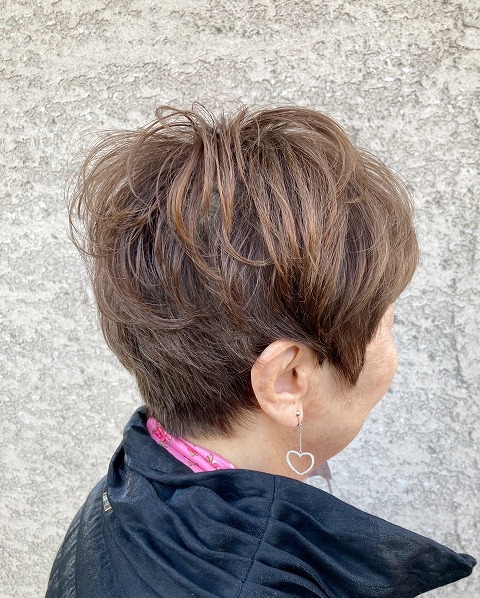 くせを生かしたアクティブ大人ショート