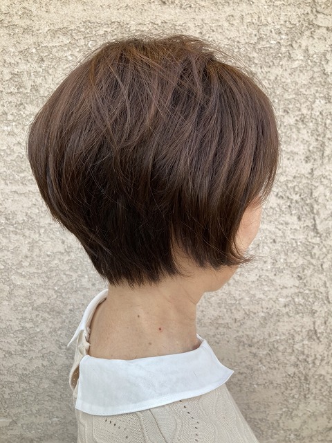 大人の丸みボブスタイル