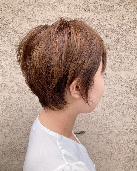 自然なハイライトショート