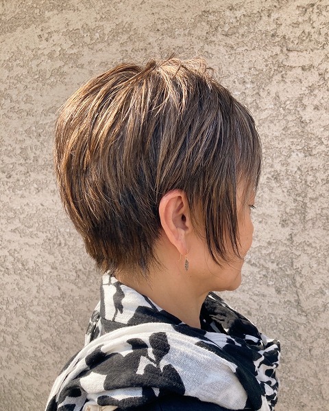 コントラスト・大人ショート