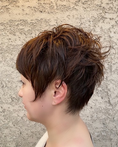 毛先の動きにこだわった大人ショート