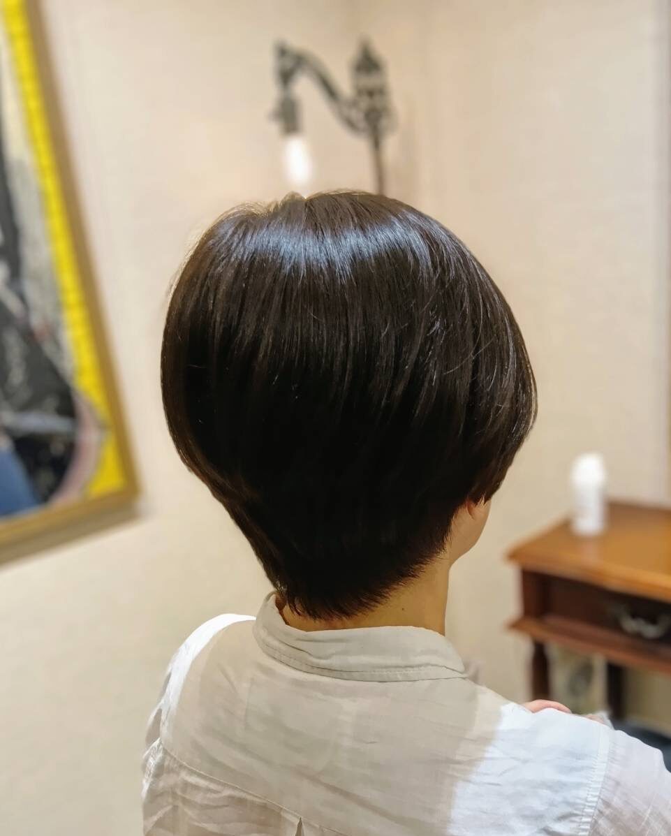 自然なアッシュブラウン