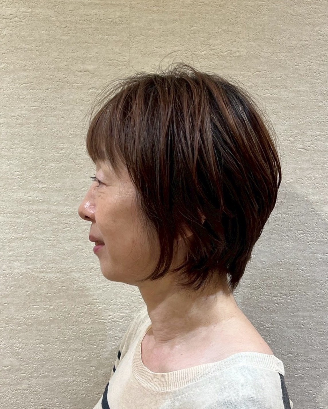 乾かすだけで作れる大人ショート