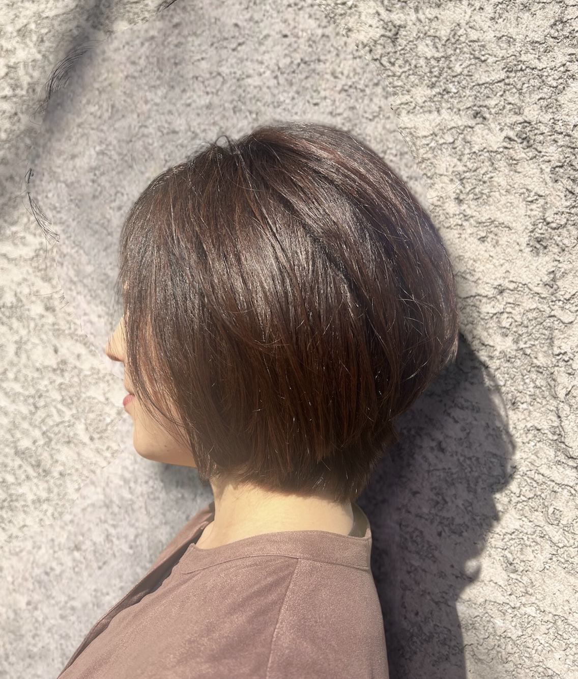 ふんわり長めのくびれショート